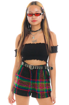 Vintage 90's Esprit Plaid Shorts