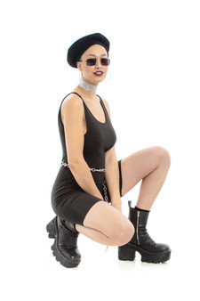 Vintage 90's Back at It Romper