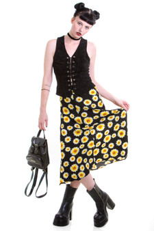 Vintage 90's Sunflower Power Skirt