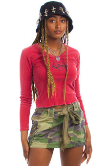 Vintage Y2K Survivor Mini Skirt