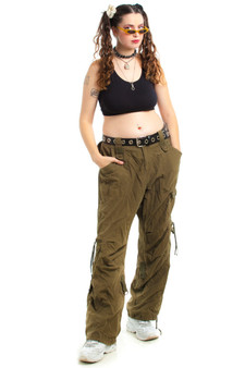 Vintage Y2K Olive Cargo Baggies