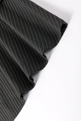 Cora Pinstripe Empire Waist Maxi Dress