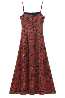 Cora Rose & Thorn Printed Empire Waist Maxi Dress