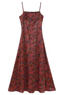Cora Rose & Thorn Printed Empire Waist Maxi Dress