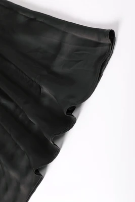 Cora Black Empire Waist Maxi Dress