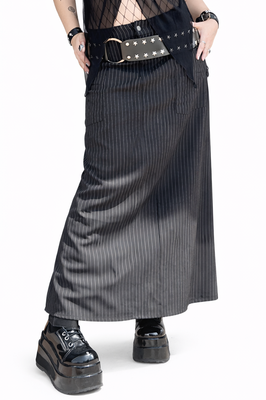 Rave Pinstripe Maxi Skirt
