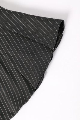 Peekaboo Pinstripe Grommet Mini Skirt