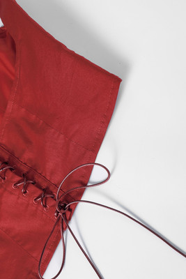 Ren Faire Blood Red Vest
