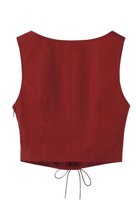 Ren Faire Blood Red Vest