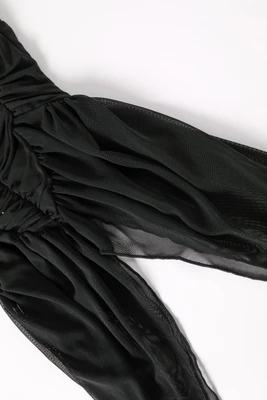 Fairy Tale Black Mesh Top