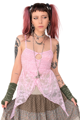 Fairy Tale Pink Lace Top