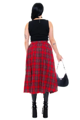 Muzzle Plaid Maxi Kilt