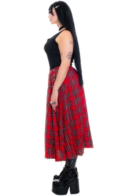 Muzzle Plaid Maxi Kilt