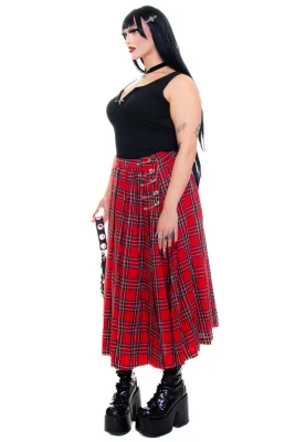 Muzzle Plaid Maxi Kilt