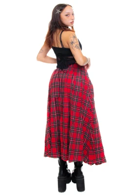 Muzzle Plaid Maxi Kilt