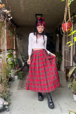 Muzzle Plaid Maxi Kilt
