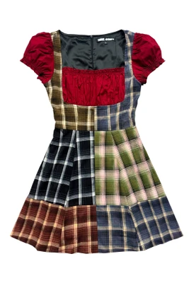 Alicia Underbust Patchwork Dress