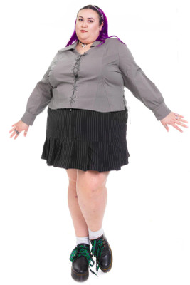 Libby Cement Corset-Lace Shirt