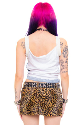 Vintage Y2K Handmade Patchwork Tank Top - XXS/XS