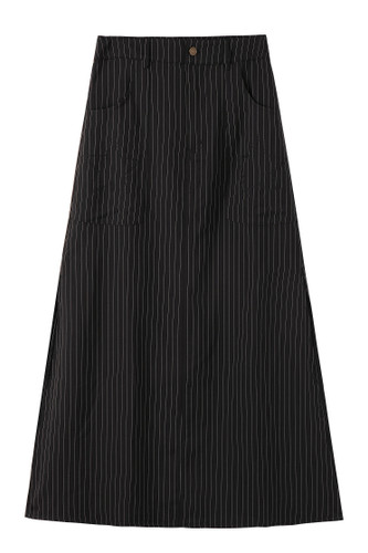 PRE-ORDER: Rave Pinstripe Maxi Skirt