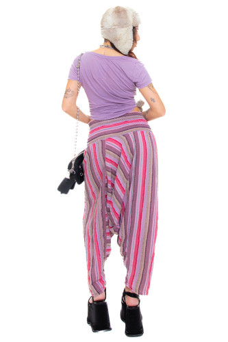 Vintage 90's Striped Hippie Pants - XS/S/M