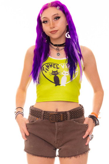 Vintage 90's Brown Leather Triple Grommet Stacked Belt