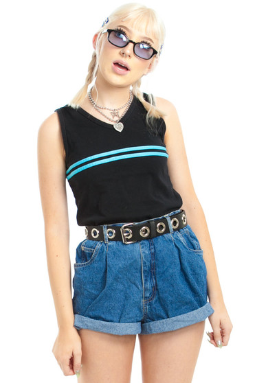 Vintage Y2K Sporty Stripe Top