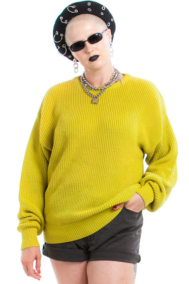 Vintage 90's Chartreuse Sweater