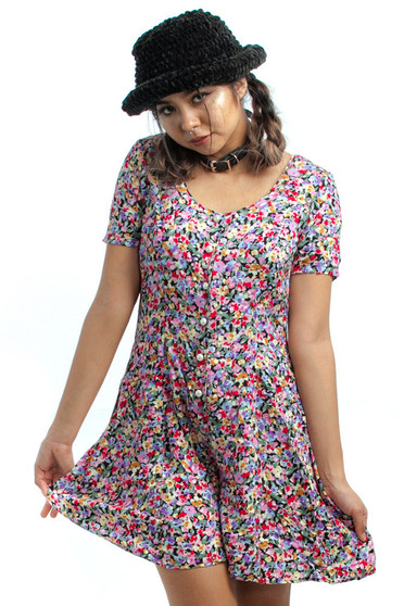 Vintage 90's Blossom Floral Romper