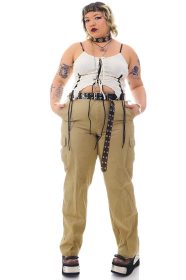 Vintage Y2K Dickies Khaki Cargo Pants