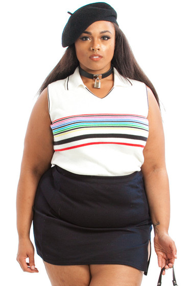 Vintage 90's Rainbow Cutie Top