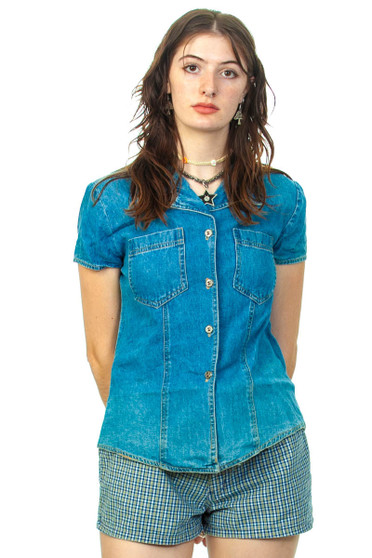 Vintage 90's Classic Denim Button Up
