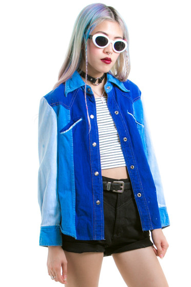 Vintage 70's Blue Jean Baby Shirt