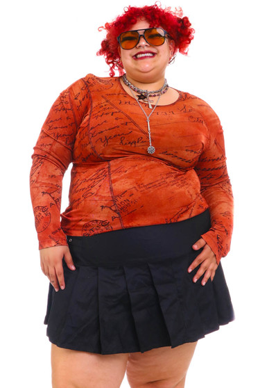 Vintage 90' Chico's Sunset Postcard Top