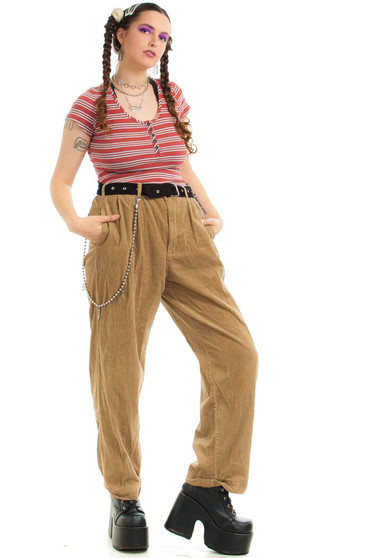 Vintage 90's Khaki Corduroy Pants