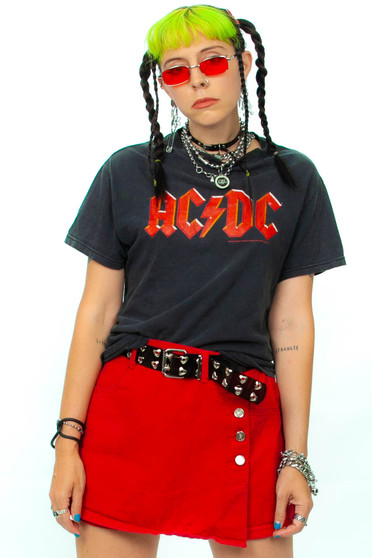 Vintage Y2K AC/DC Band Graphic T-Shirt