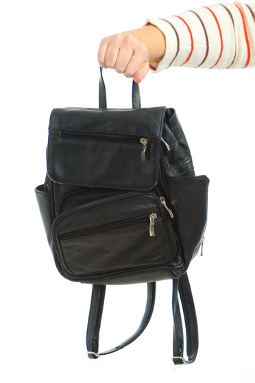 Vintage 90's Vegan Leather Mini Backpack