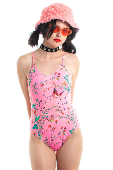 Vintage Y2K Butterfly Baby Swimsuit