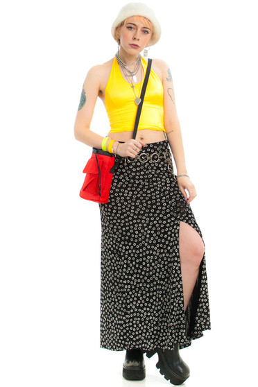 Vintage 90's EZ Town Daisy Maxi Skirt