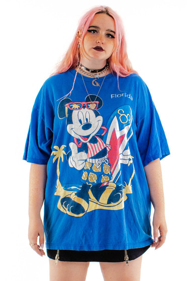 Vintage 90's Surfing Mickey T-shirt