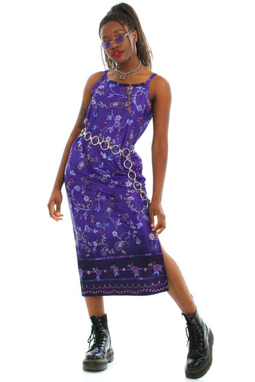 Vintage 90's Paisley Sprouts Dress