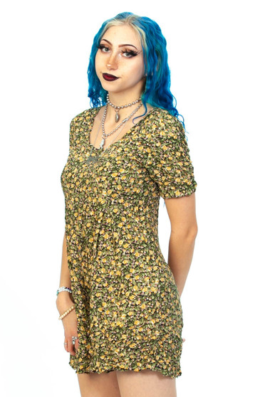 Vintage 90's All That Jazz Floral Romper
