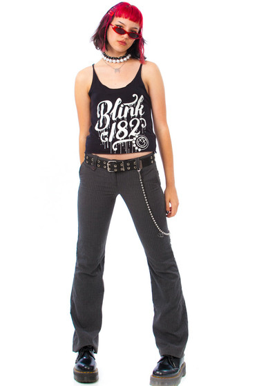 Vintage Y2K Get Low Pinstriped Trousers