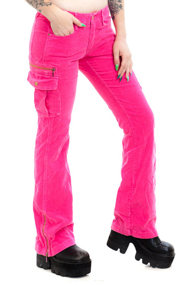 Vintage Y2K Bubblegum Corduroy Flares
