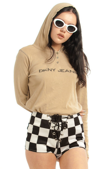 Not-Quite-Vintage Y2K DKNY Hooded Top