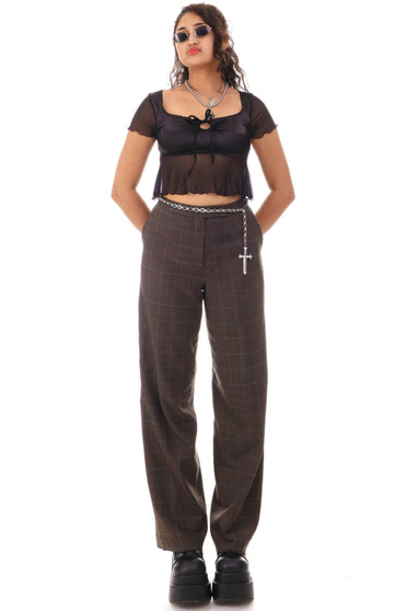 Vintage 90's DKNY Plaid Slacks