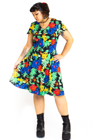 Vintage 90's Heart Of The Jungle Dress