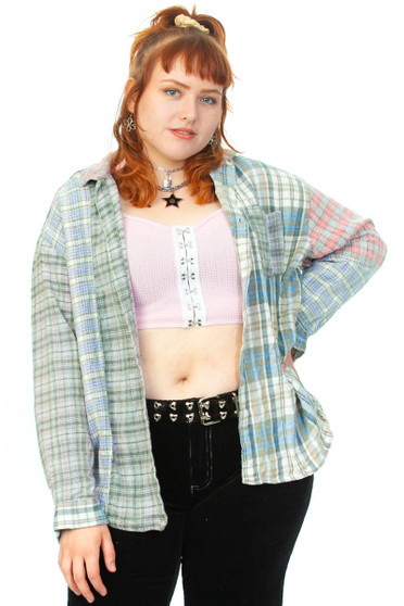 Vintage 90's Friends Faded Flannel