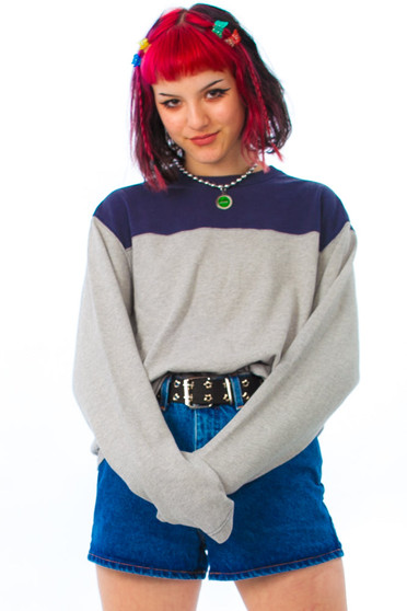 Vintage Y2K Two-Tone Pullover