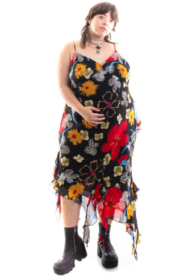 Vintage 90's Spaghetti Strap Floral Dress